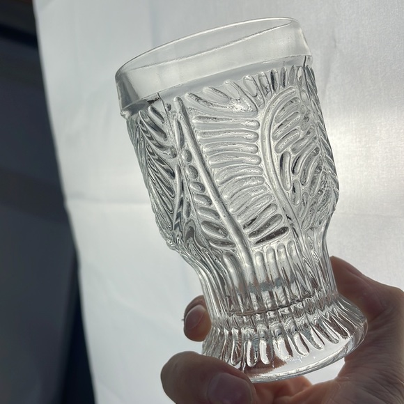 Vintage Embossed/Textured Bar Glasses (set of 2) - Picture 3 of 10